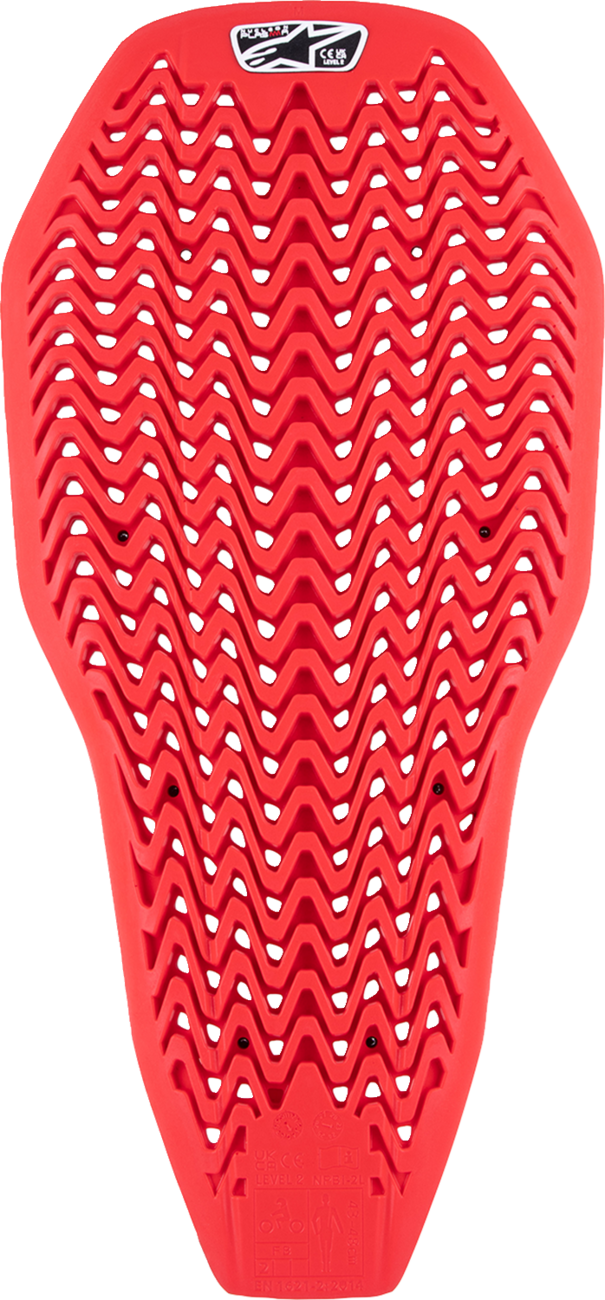 Alpinestars Nucleon Plasma Full Back Protector Insert ultra-lightweight ventilated CE Level 2 motorcycle back armor for riding protection