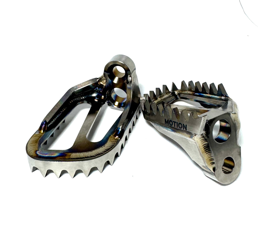 Motion Factory Racing KGFD Drop Mount Footpegs | Fits KTM, Husqvarna, GasGas (2023-25) &amp; Beta (2020+)