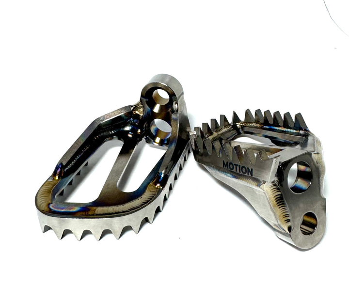 Motion Factory Racing KGFD Drop Mount Footpegs | Fits KTM, Husqvarna, GasGas (2023-25) &amp; Beta (2020+)