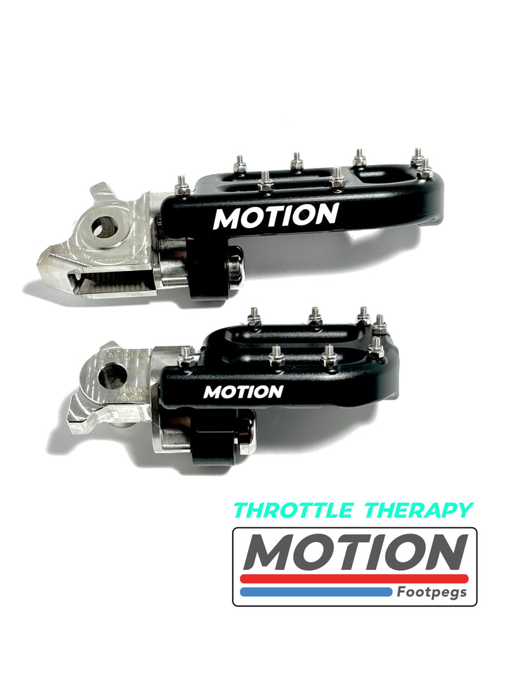 Motion Factory Racing KGFD Drop Mount Footpegs | Fits KTM, Husqvarna, GasGas (2023-25) &amp; Beta (2020+)