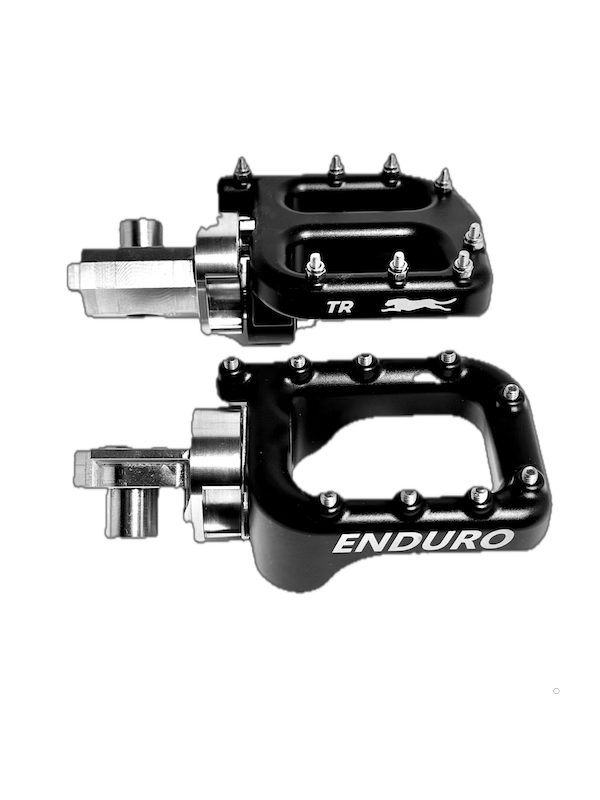 Motion Factory Racing KGFD Drop Mount Footpegs | Fits KTM, Husqvarna, GasGas (2023-25) &amp; Beta (2020+)