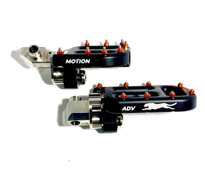 Motion Factory Racing KGFD Drop Mount Footpegs | Fits KTM, Husqvarna, GasGas (2023-25) &amp; Beta (2020+)
