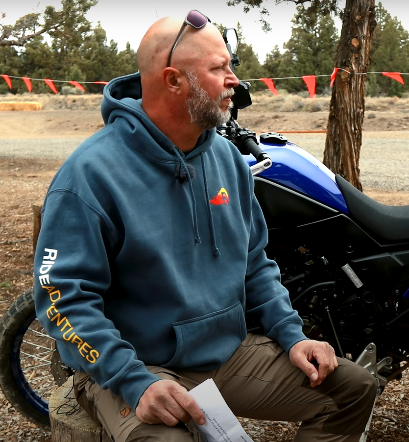 Eric in RIDE Adventures Hoodie