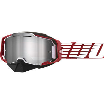 100% Armega Snow Goggles — Mirrored Lens