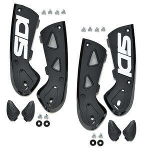 Sidi Vortice Ankle Support Braces in Black and Grey for motorcycle boots