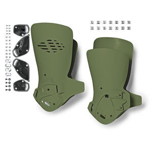 Sidi CF3 Leg Upper replacement part in army color for Crossfire 3 motorcycle boots