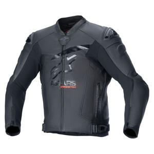 Alpinestars GP Plus R v4 Airflow Leather Jacket in black, red, and white for motorcycle riders
