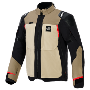 Alpinestars Andes Pro Drystar XF Jacket in Black and Dark Gray for motorcycle riders