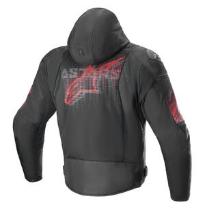 Alpinestars Zaca Air Venom WP Jacket in Black and Bright Red for motorcycle riders