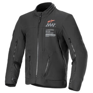 Alpinestars AMT-8 Stretch Drystar XF Jacket in Black for adventure motorcycle riding