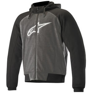 Alpinestars Chrome Sport Hoodie in Black and Forest for motorcycle protection