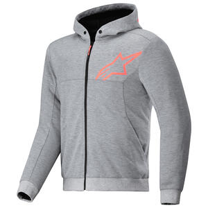 Alpinestars Chrome V2 Sport Hoodie in Black and White for urban motorcycle riding