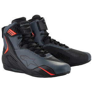 Alpinestars Faster-4 Riding Shoes in Black for motorcycle riders