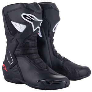 Alpinestars Stella SMX-6 V3 Boots in Black / White for motorcycle riders