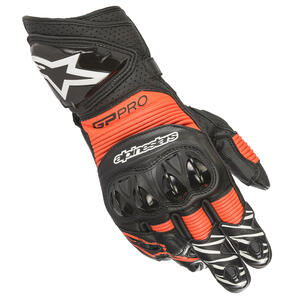 Alpinestars GP Pro RS3 Gloves in Black for motorcycle riders
