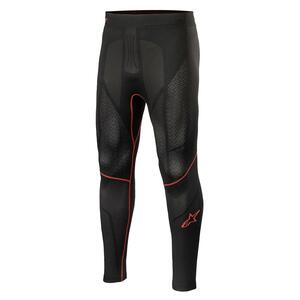 Alpinestars Ride Tech V2 Bottom Summer motorcycle base layer pants in black and red