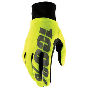 100% Hydromatic Gloves in Black for motorcycle riders