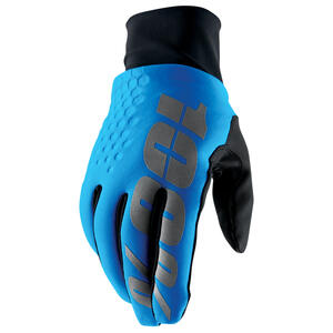 100% Hydromatic Brisker Gloves in black for cold and wet weather riding