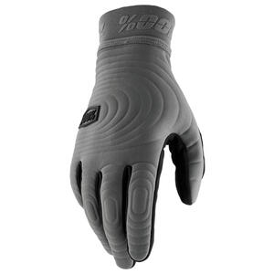 100% Brisker Xtreme Gloves in Black and Yellow for motorcycle riding