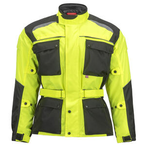 NORU Bosui Adventure Jacket in Red and Black for motorcycle riders