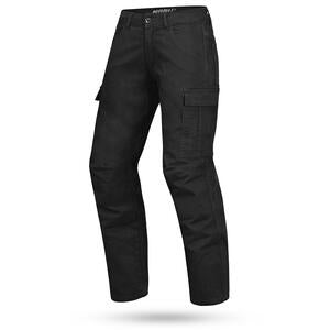 NORU Atlas Cargo Pants in Black for motorcycle riders