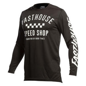 FastHouse Carbon Jersey for off-road motorcycle riding in Red and Black