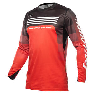 Fasthouse Elrod Hypersonic Jersey in Red for motocross riders