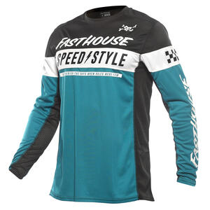 FastHouse Grindhouse Akin Jersey in red and black for off-road motorcycle riding