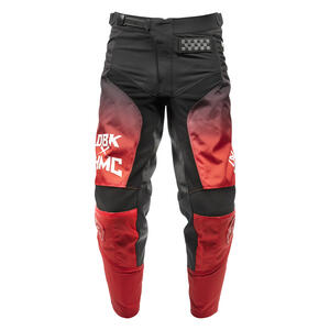 Fasthouse Youth Grindhouse Twitch Pant in Black/Red for youth dirt bike riders