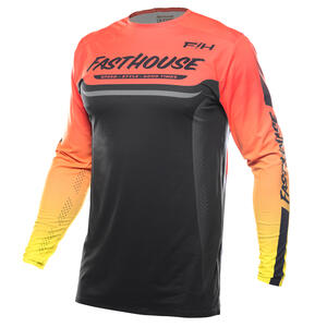 FastHouse Helix Circuit Jersey in Navy, White, and Red