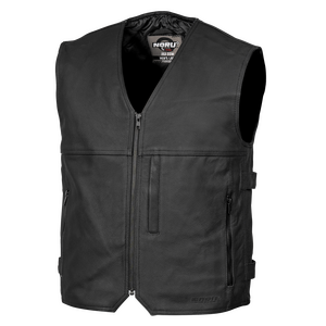 NORU Ika CCW Leather Vest for motorcycle riders