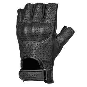 NORU Kote Fingerless Leather Gloves for motorcycle riders
