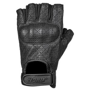 NORU Kote Fingerless Leather Gloves for motorcycle riding