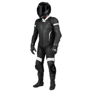 NORU Twenty-Eight 1-Piece Race Suit in Black for motorcycle riders