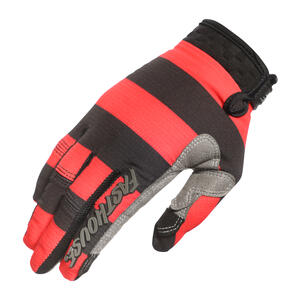 Fasthouse Speed Style Akin Gloves in Black / Red for motorcycle riders