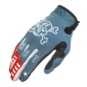 Fasthouse Speed Style The Bird Gloves in Teal for motorcycle riders