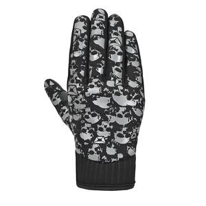 Cortech Standard Issue Skull Gloves featuring a glow-in-the-dark skull print design