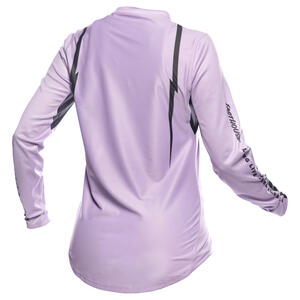 Fasthouse Women's Elrod Nitro Jersey in Smokey Lilac for motorcycle riding