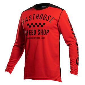 Fasthouse Carbon Jersey in Red/Black for motorcycle and motocross riders