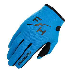Fasthouse Carbon Eternal Gloves in red for motorcycle riding