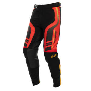 Fasthouse Elrod React Pants in Racing Red / Black for motorcycle riding