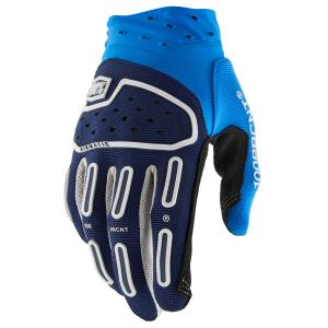 100% Airmatic 2 Gloves in Blue for motorcycle riders