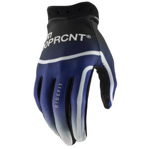 100% Ridefit 2 Gloves in Red for motorcycle riders