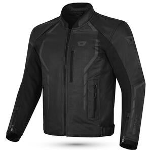 Black CORTECH Chicane 2.0 leather motorcycle jacket