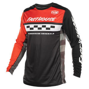 Fasthouse Grindhouse Atomic Jersey in Racing Red and Black