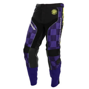 FastHouse Grindhouse Grimm Pants in purple and black for motocross