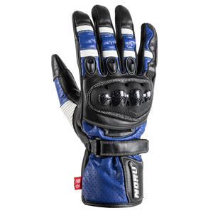 NORU Sokudo Gloves in Red, Black, and White for motorcycle street riding