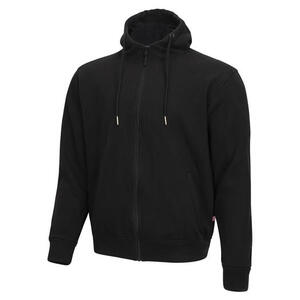 Black NORU Armored Hoodie for motorcycle riding