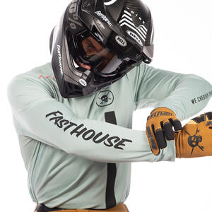 Fasthouse Sanguaro Slade Jersey in Blue Surf for motorcycle and dirt bike riders