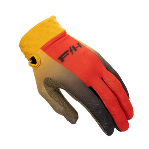 Fasthouse Youth Vapor React Gloves in Racing Red and Black